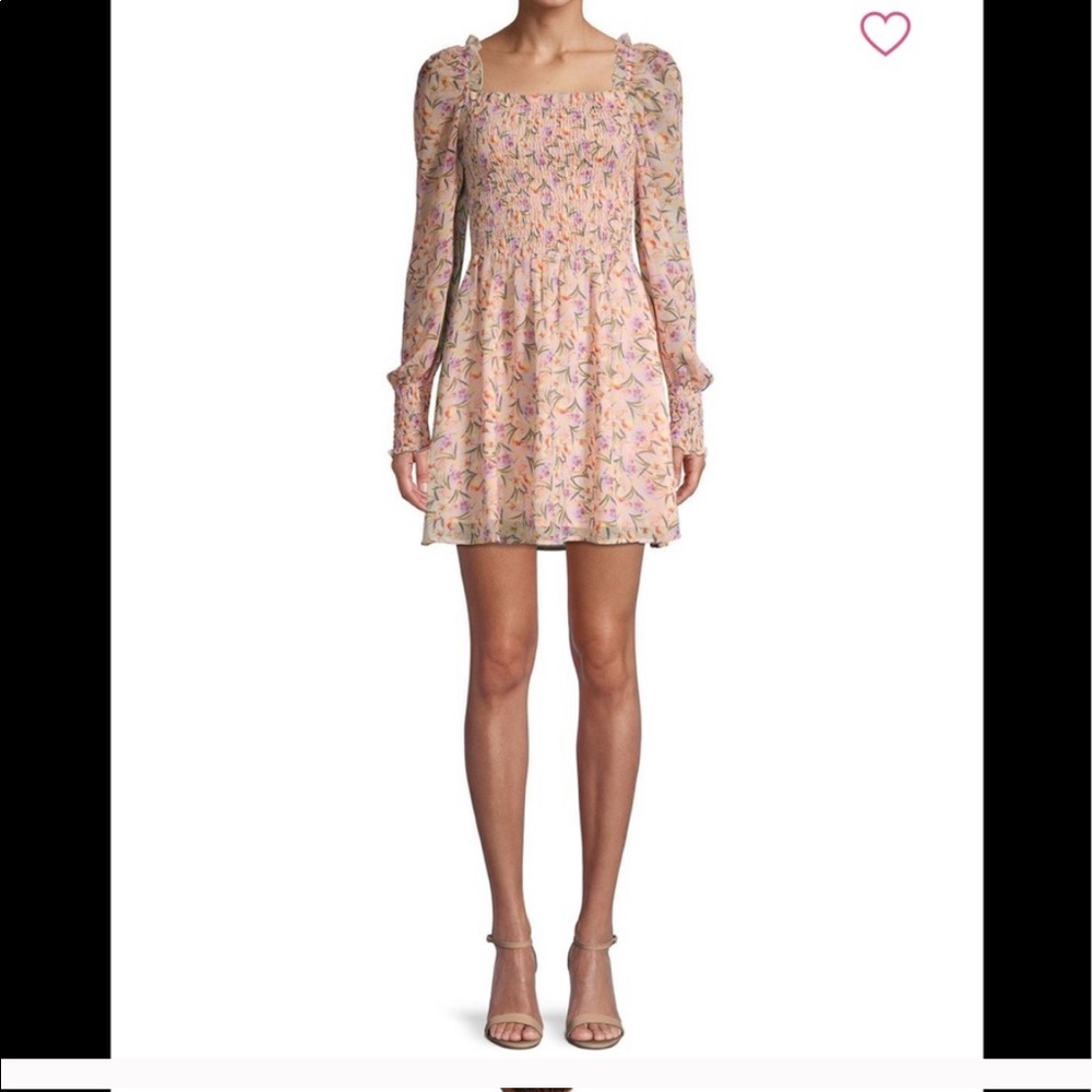 NWT light pink, floral dress